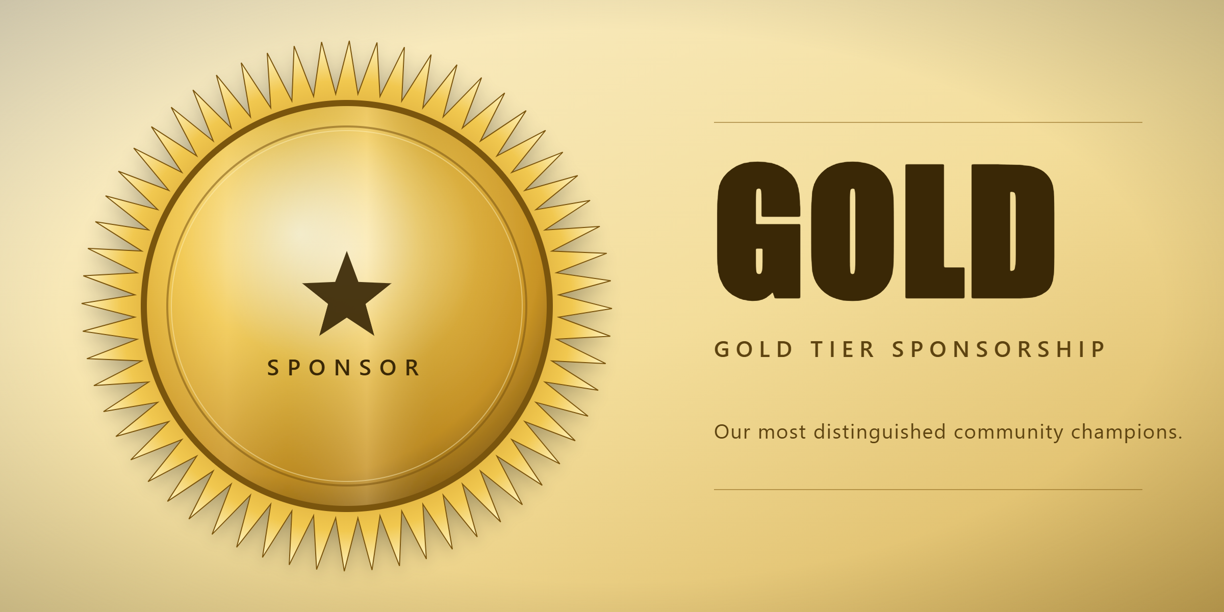 Gold badge